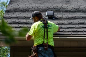 rain gutter installation by Lindus Construction