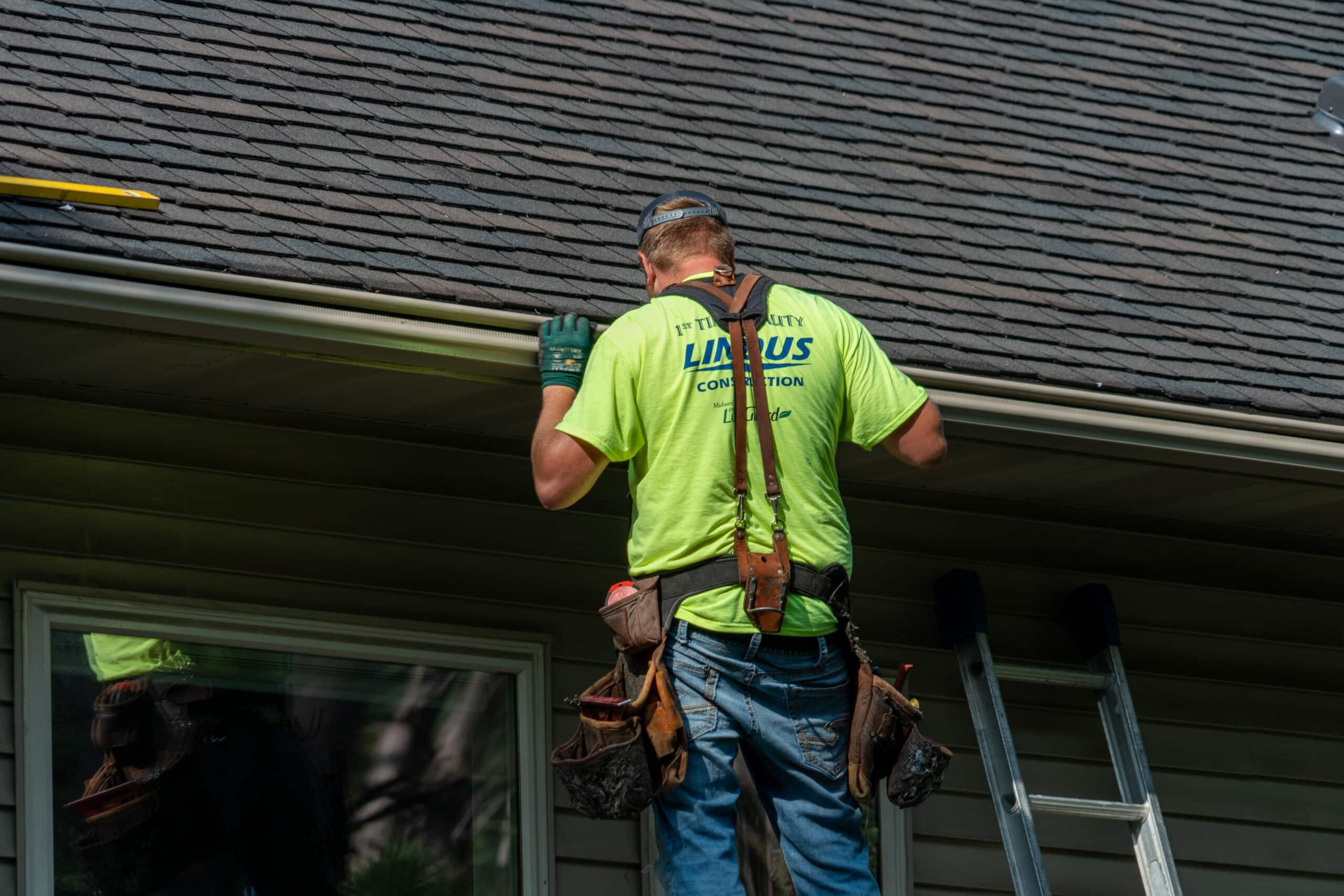 gutter installation by Lindus Construction