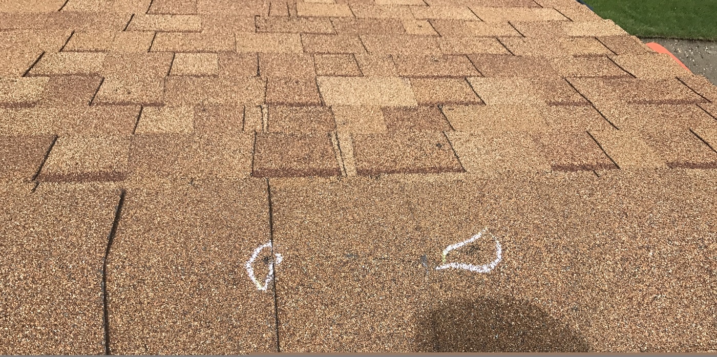 hail to roof