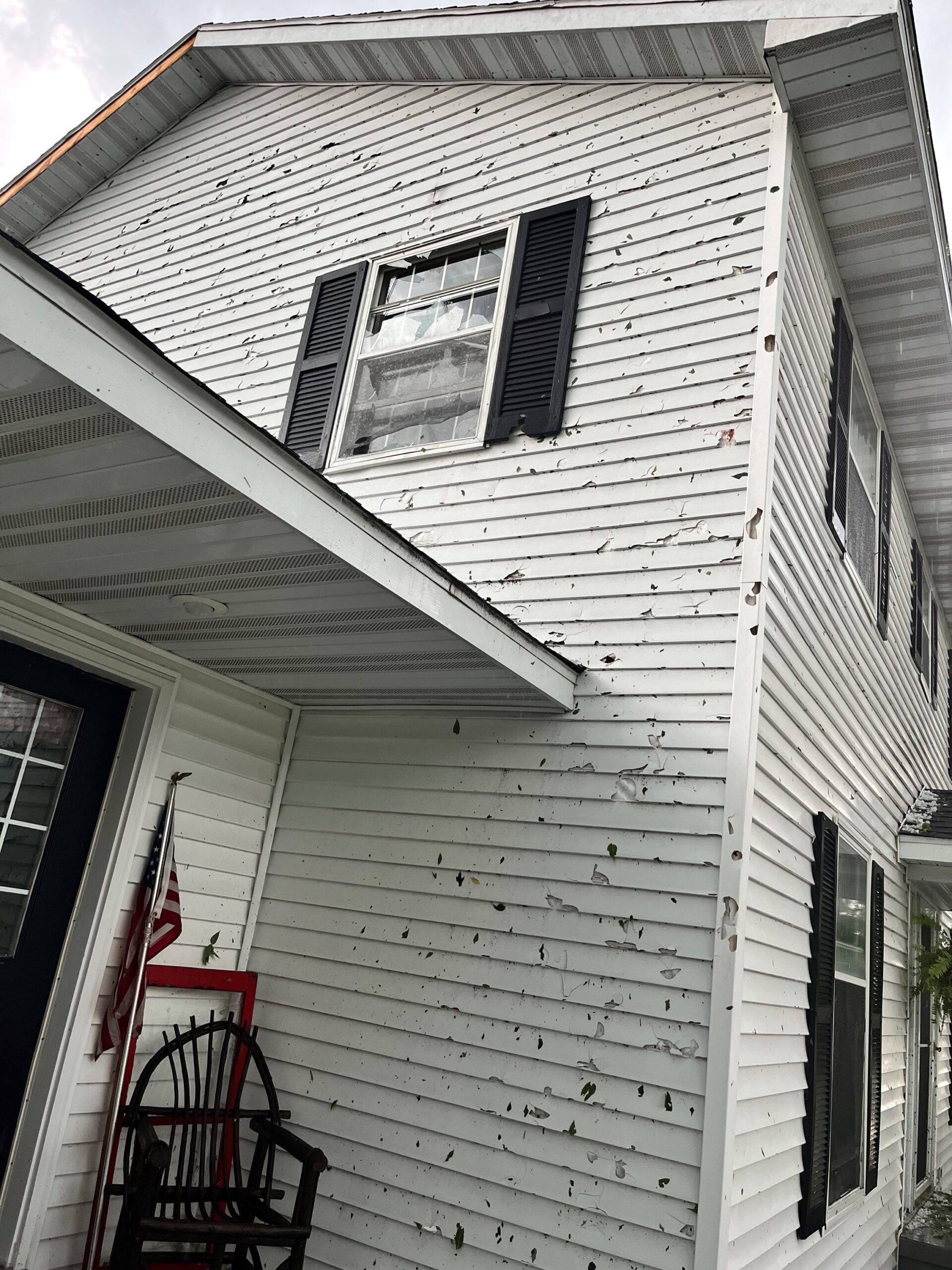 hail damage to siding 