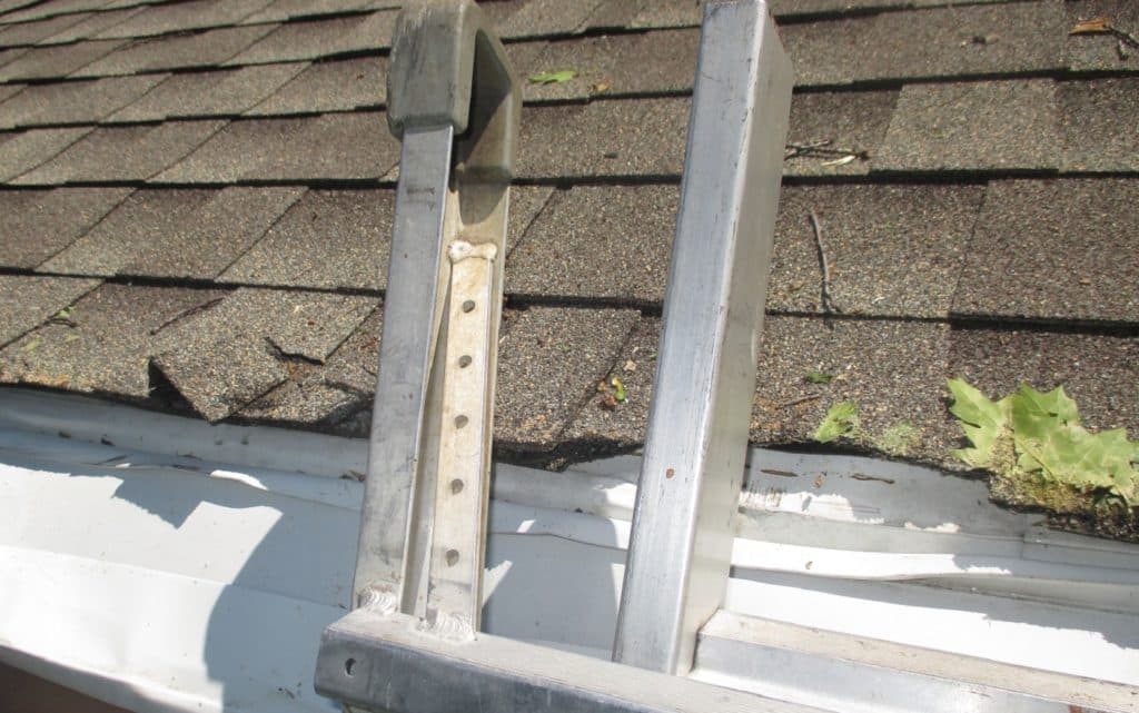 worn out roof shingles