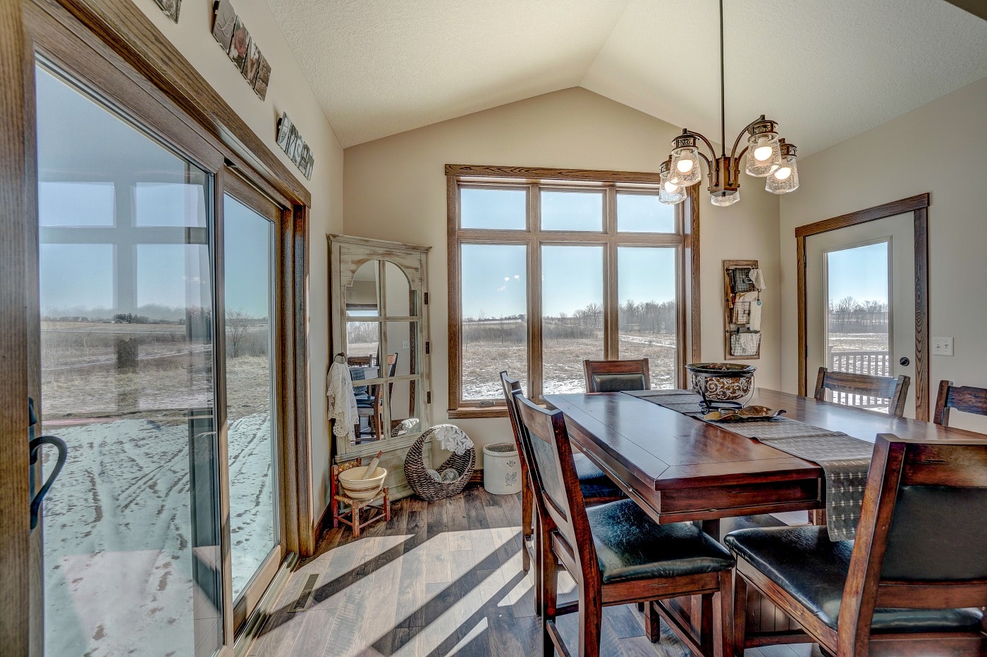 Patio door on a home installed by Lindus Construction