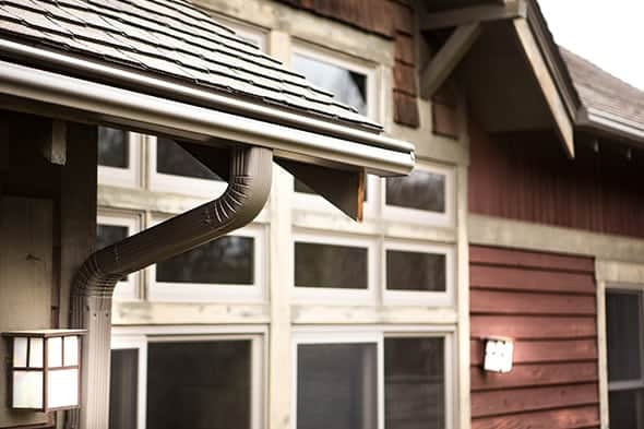 LeafGuard gutters on Minnesota house