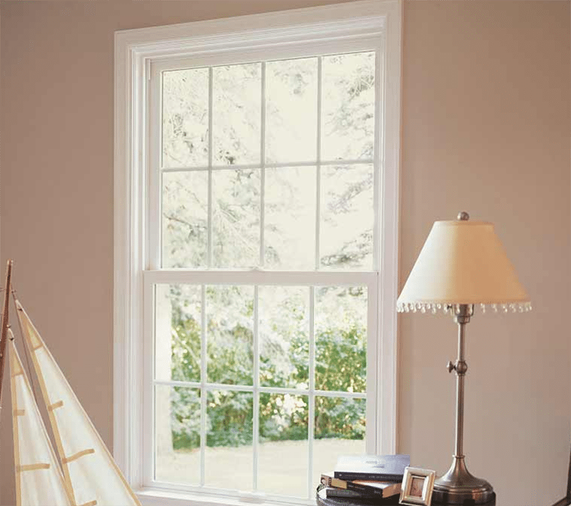 double hung window