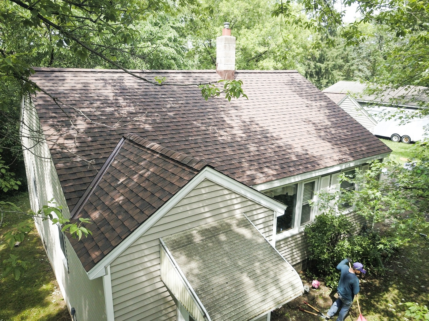 New roof installed by Lindus Construction