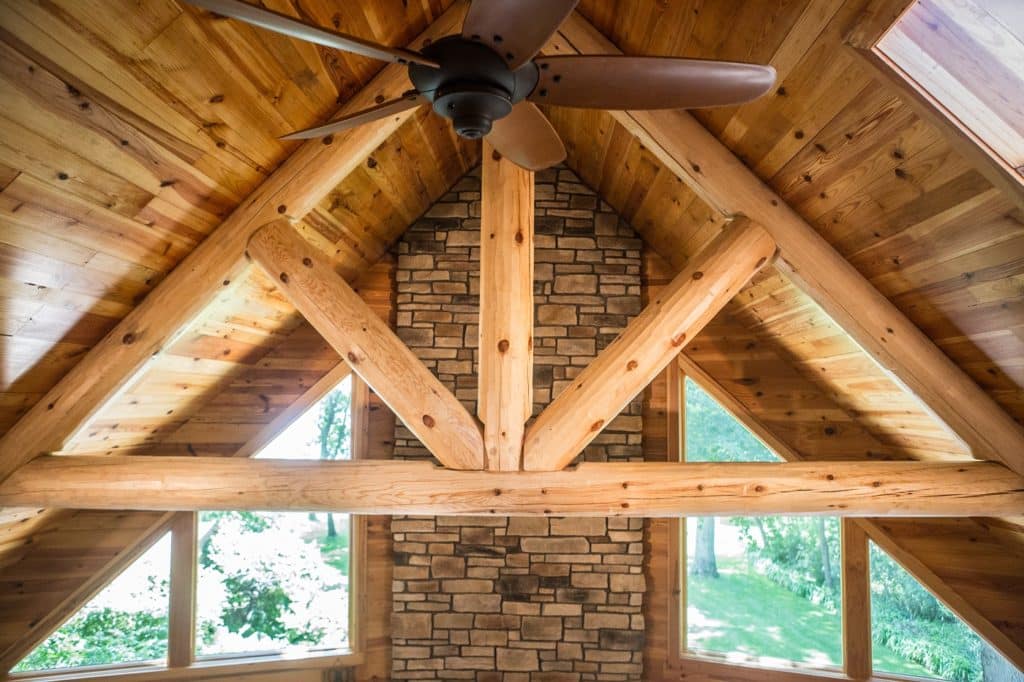 vaulted ceiling