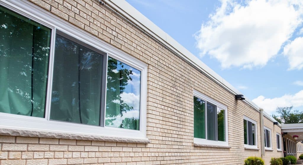 brick building