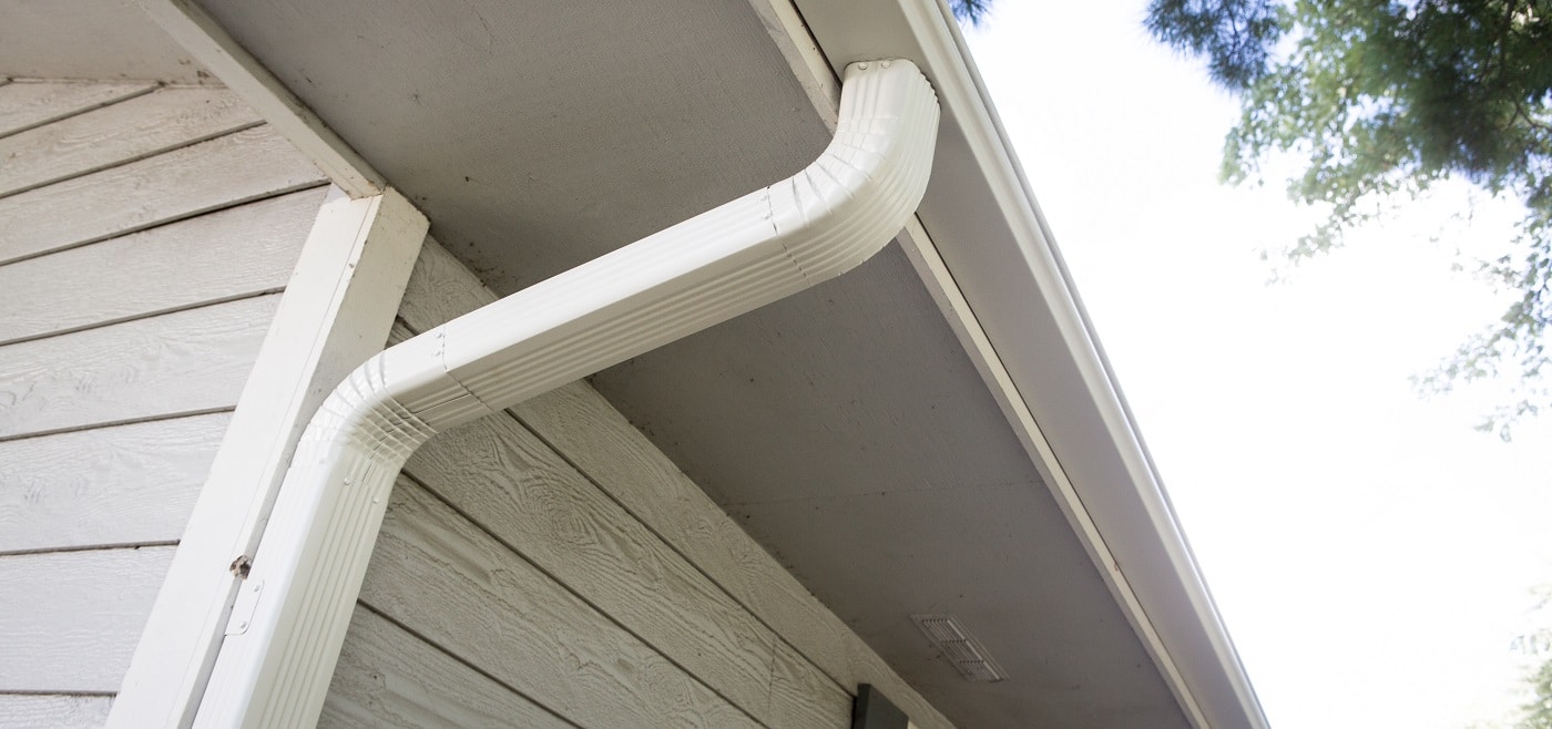 gutter replacement on Western Wisconsin home