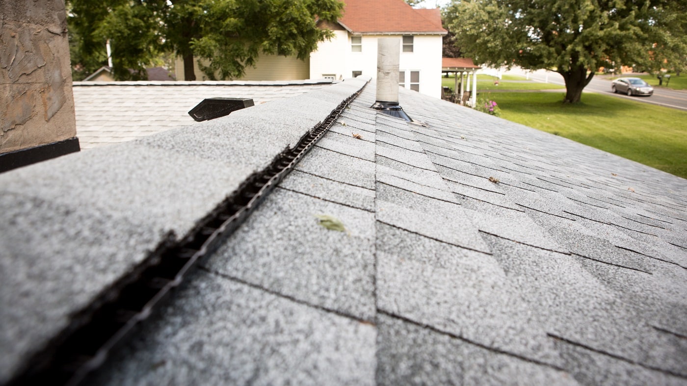 new roof installed on a Western Wisconsin home