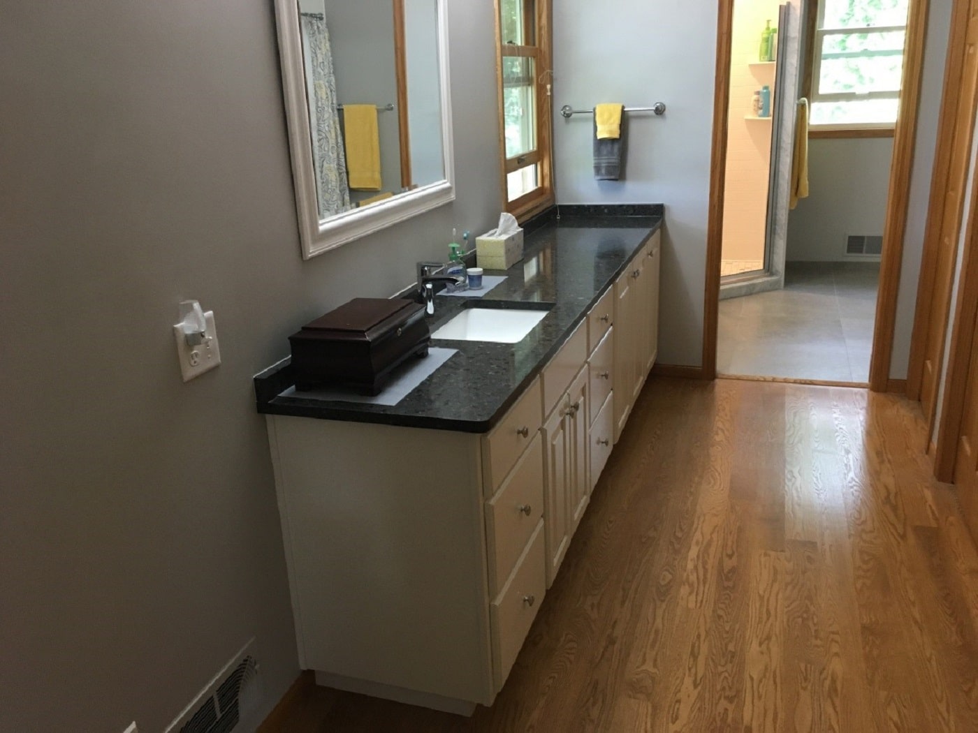 bathroom after interior remodeling
