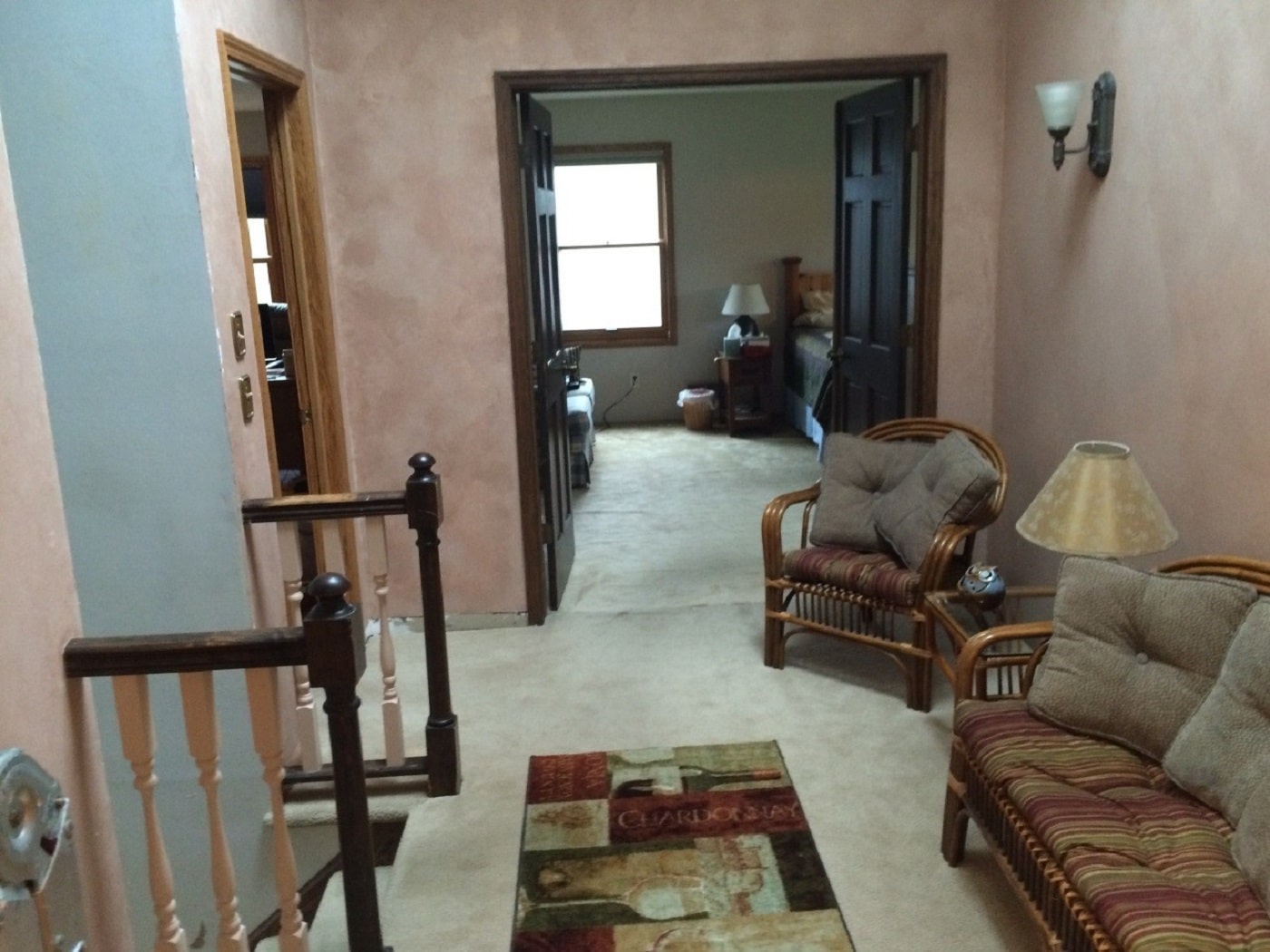 Bloomington home landing before renovation
