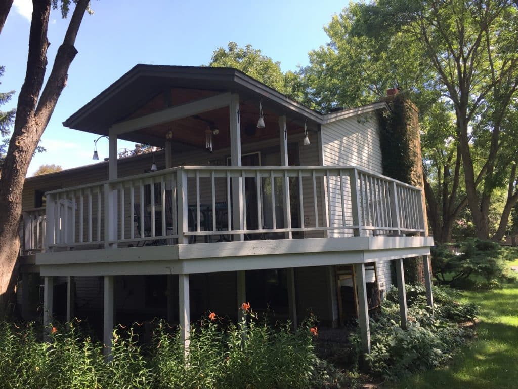 wood deck