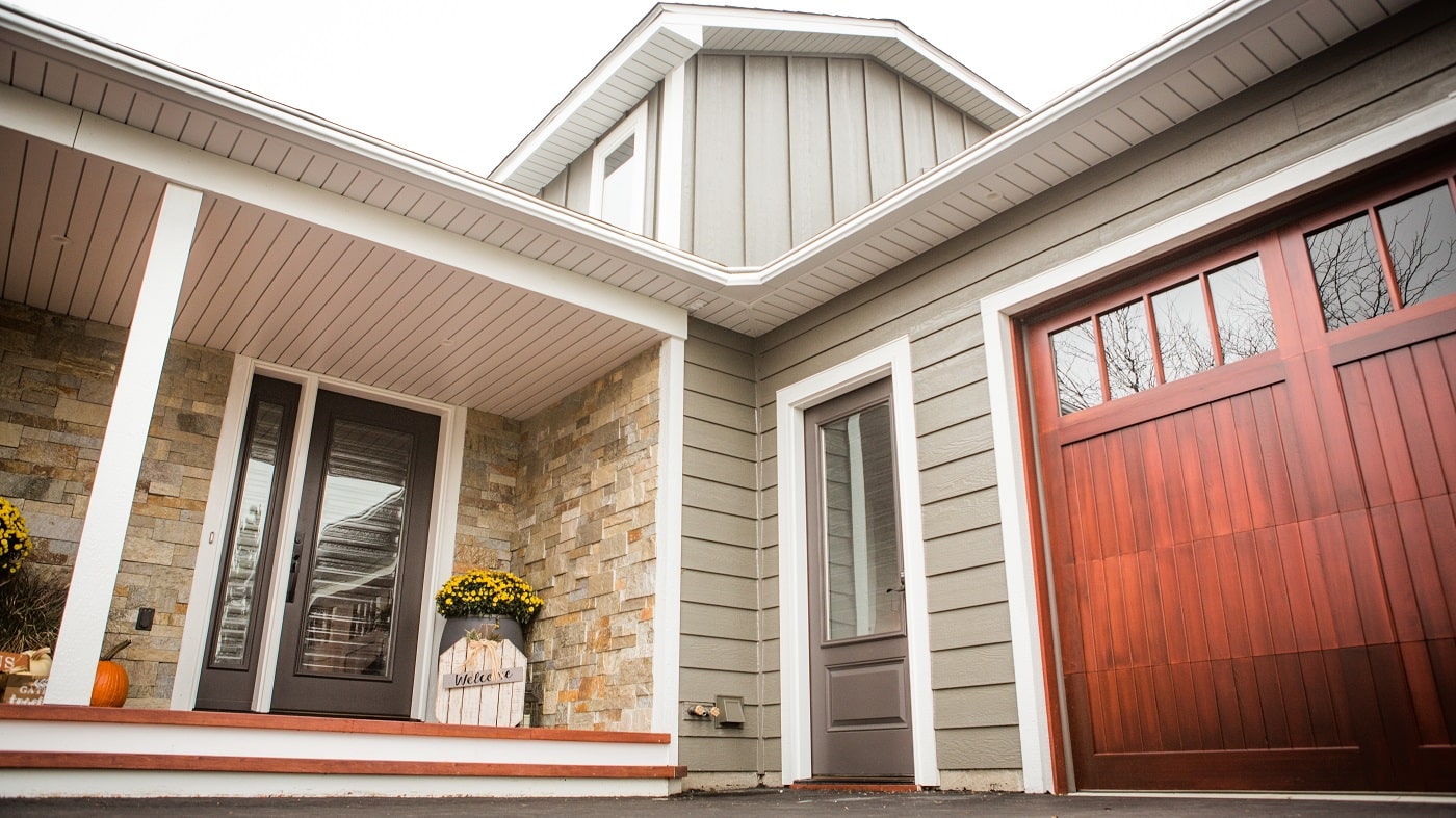  Siding installed on a home by Lindus Construction