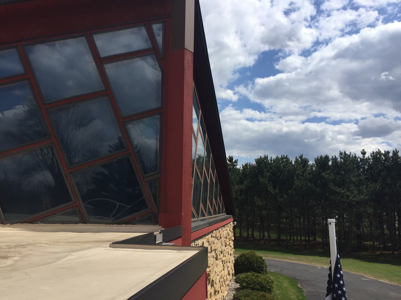 Boyceville church before window replacement