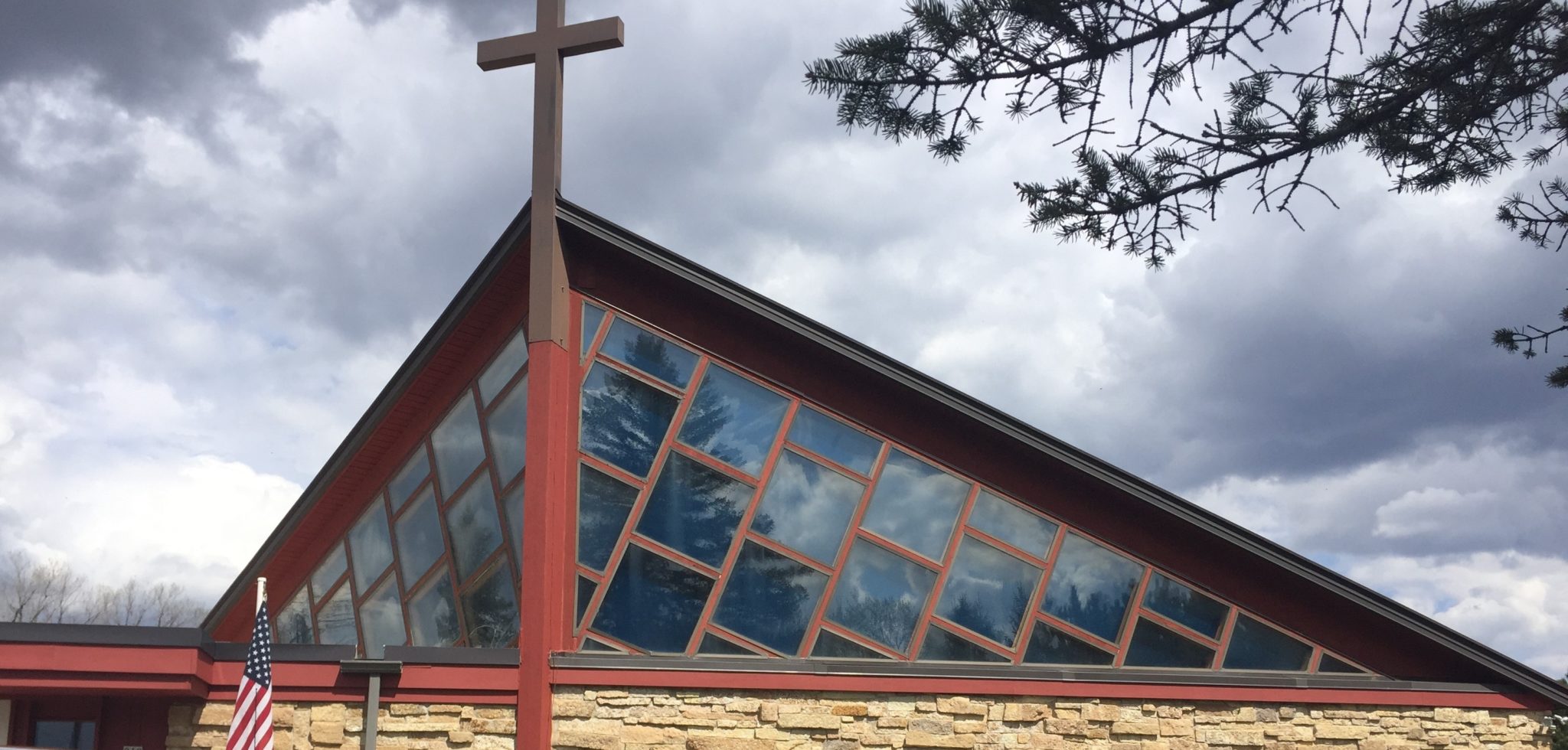 Boyceville church before window replacement