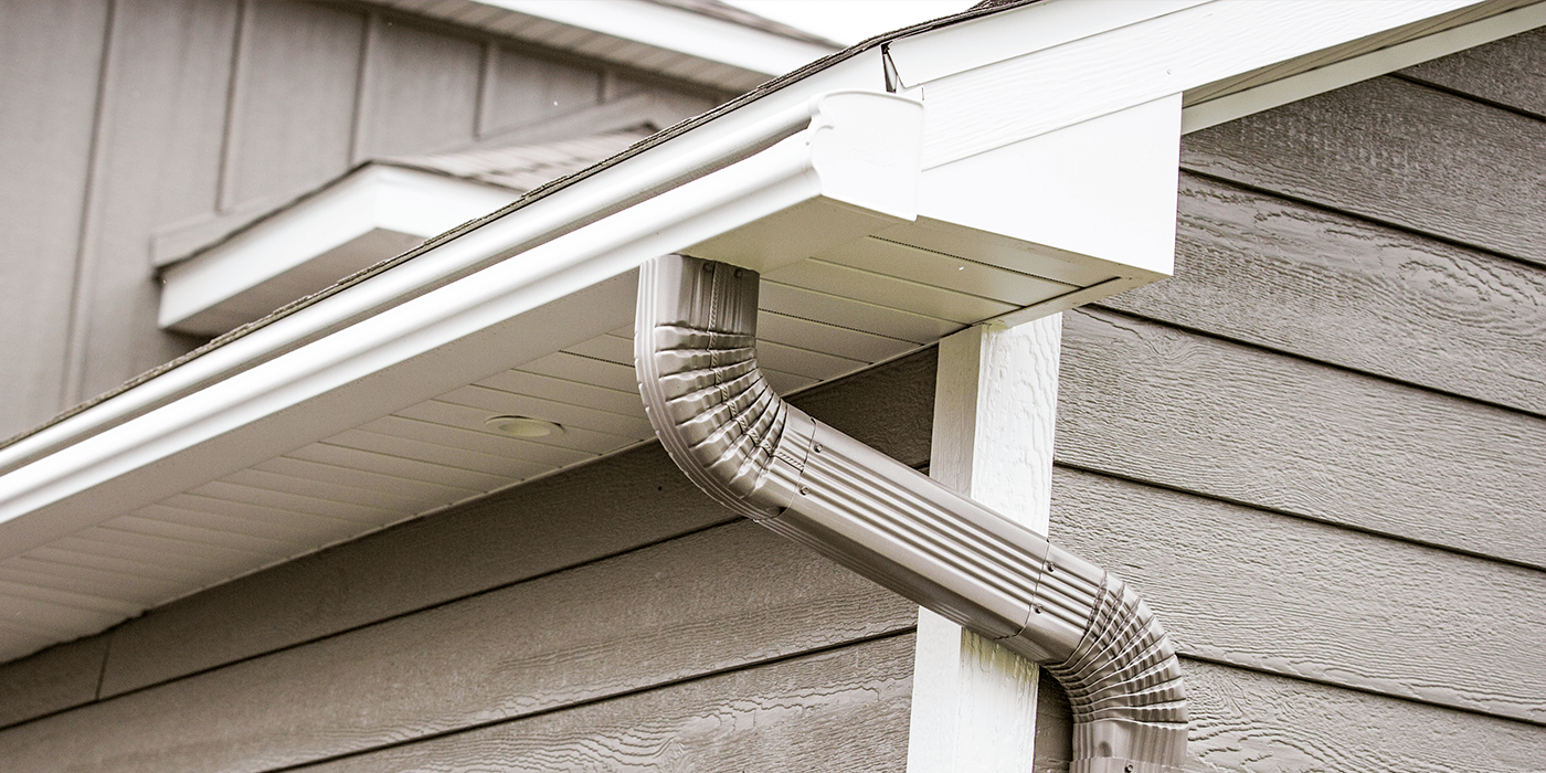 seamless gutter on a st paul, mn house