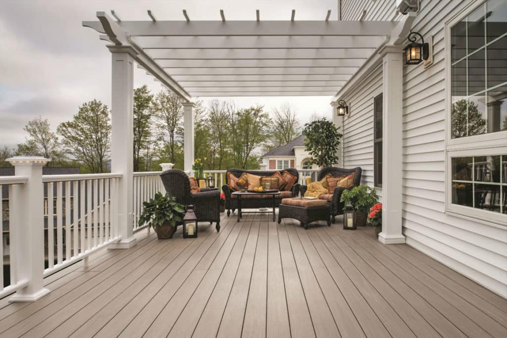 Backyard deck