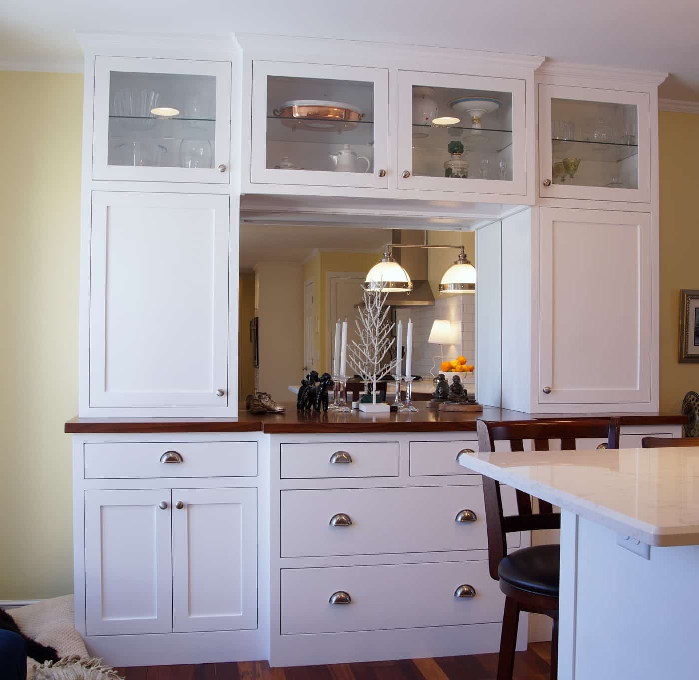 double stacked cabinet