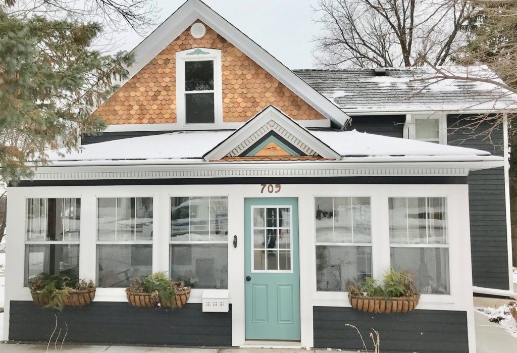 Lp Smartside siding installation.