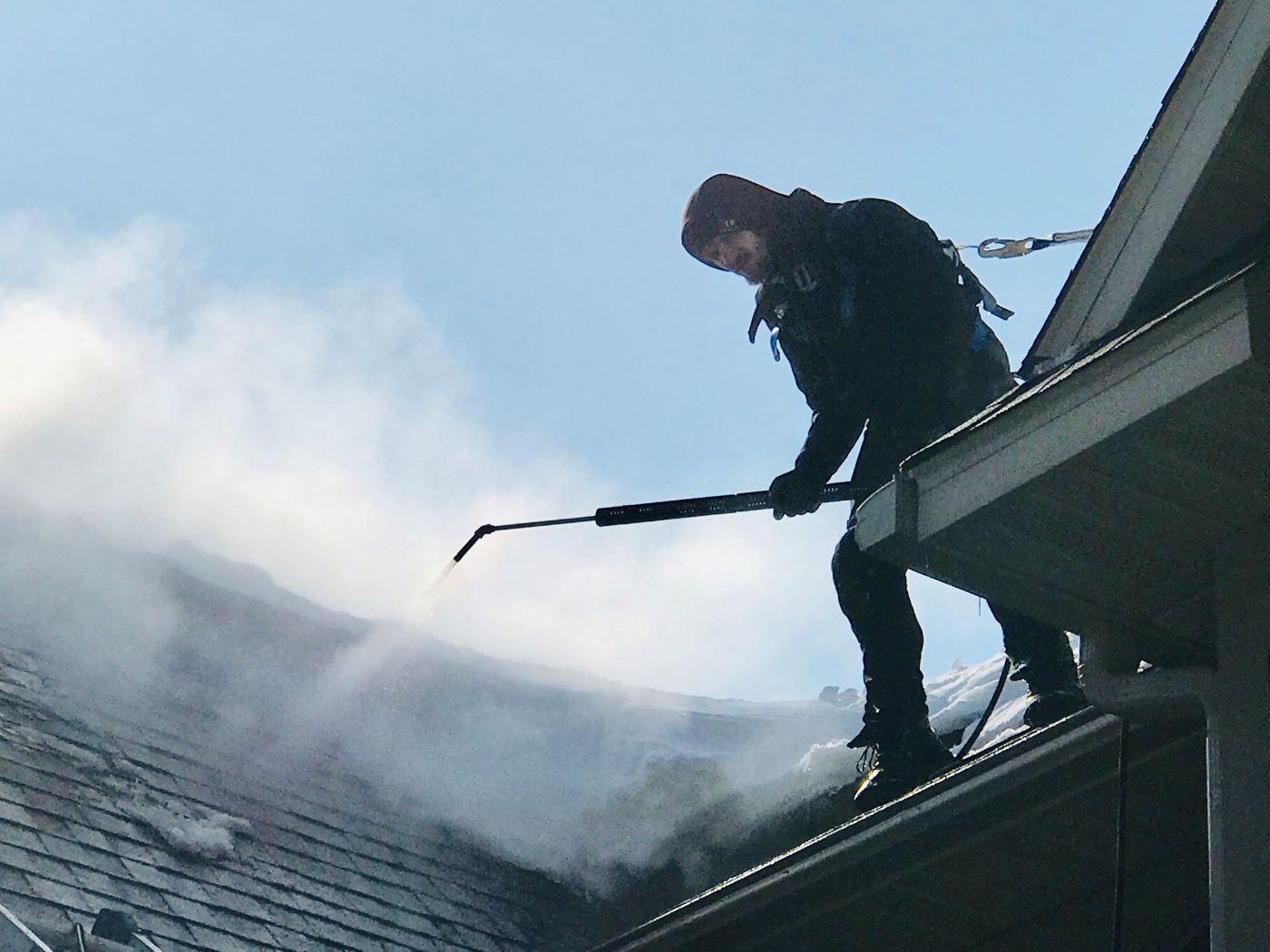 roof steaming