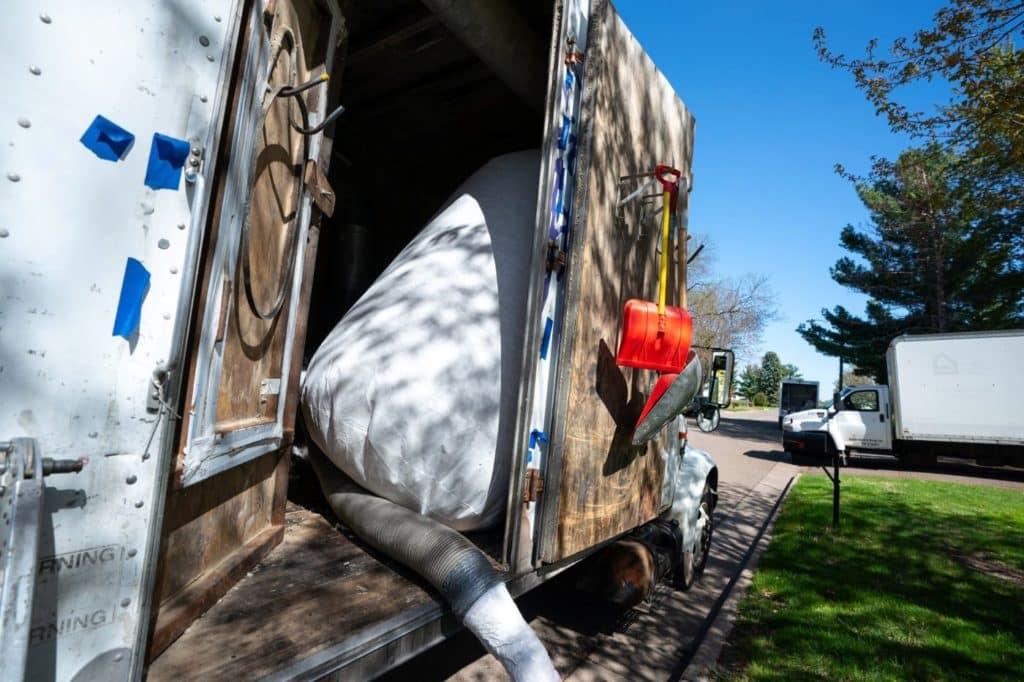 insulation truck