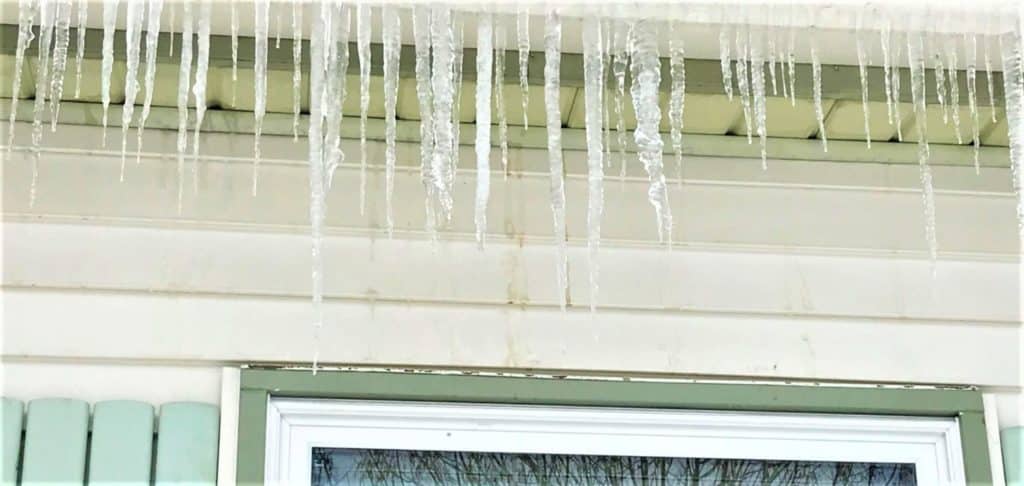 ice on house