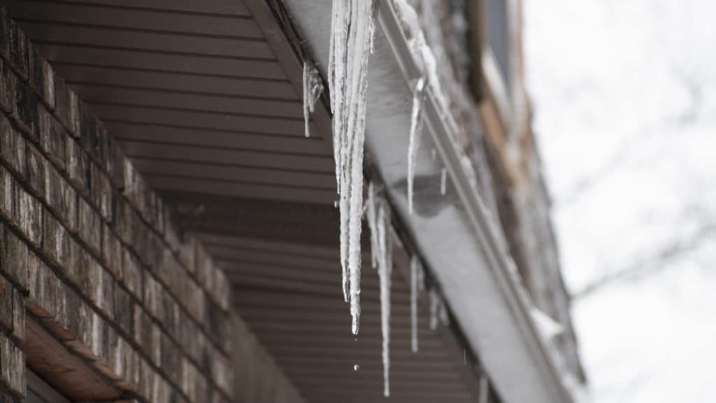 Ice Dams On Gutters