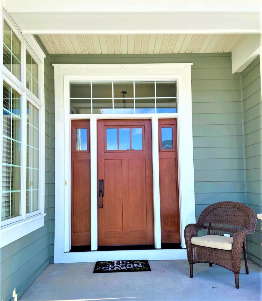 Fiberglass doors by Provia.
