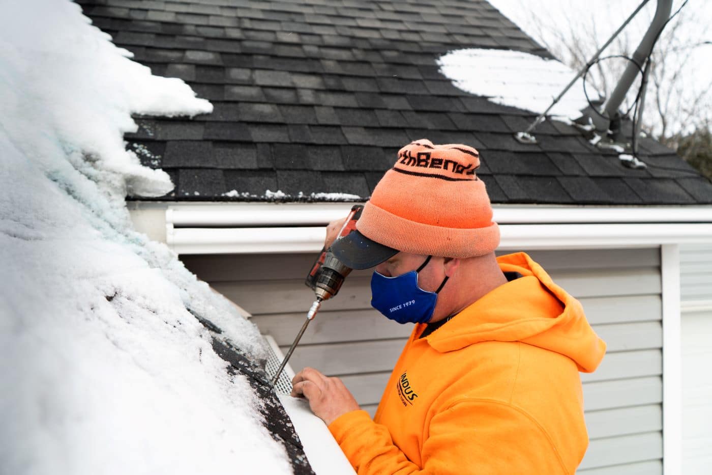 LeafGuard gutters installed by Lindus Construction