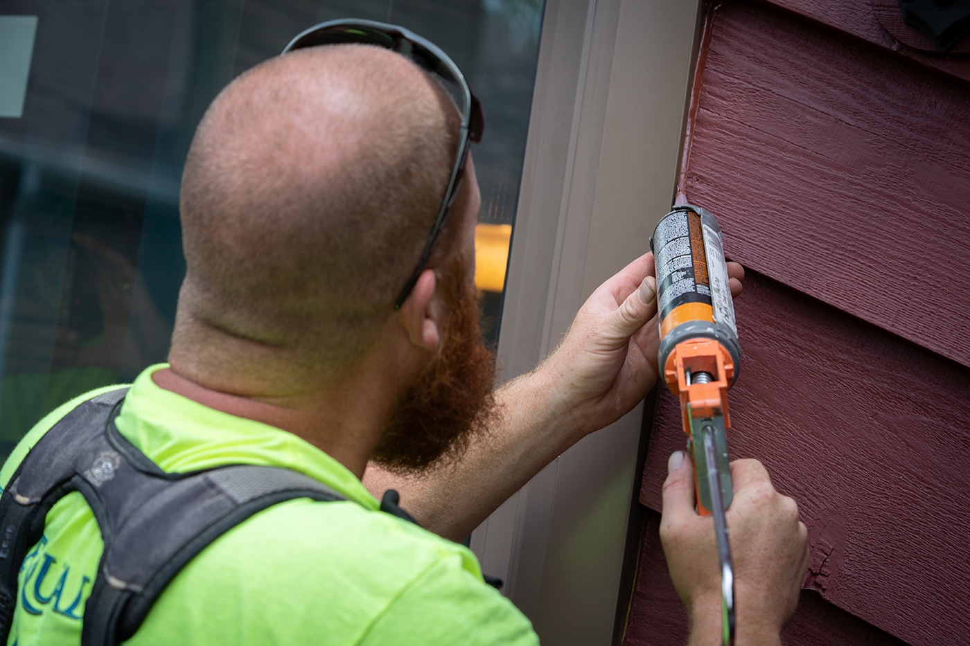 poor caulking around replacement window