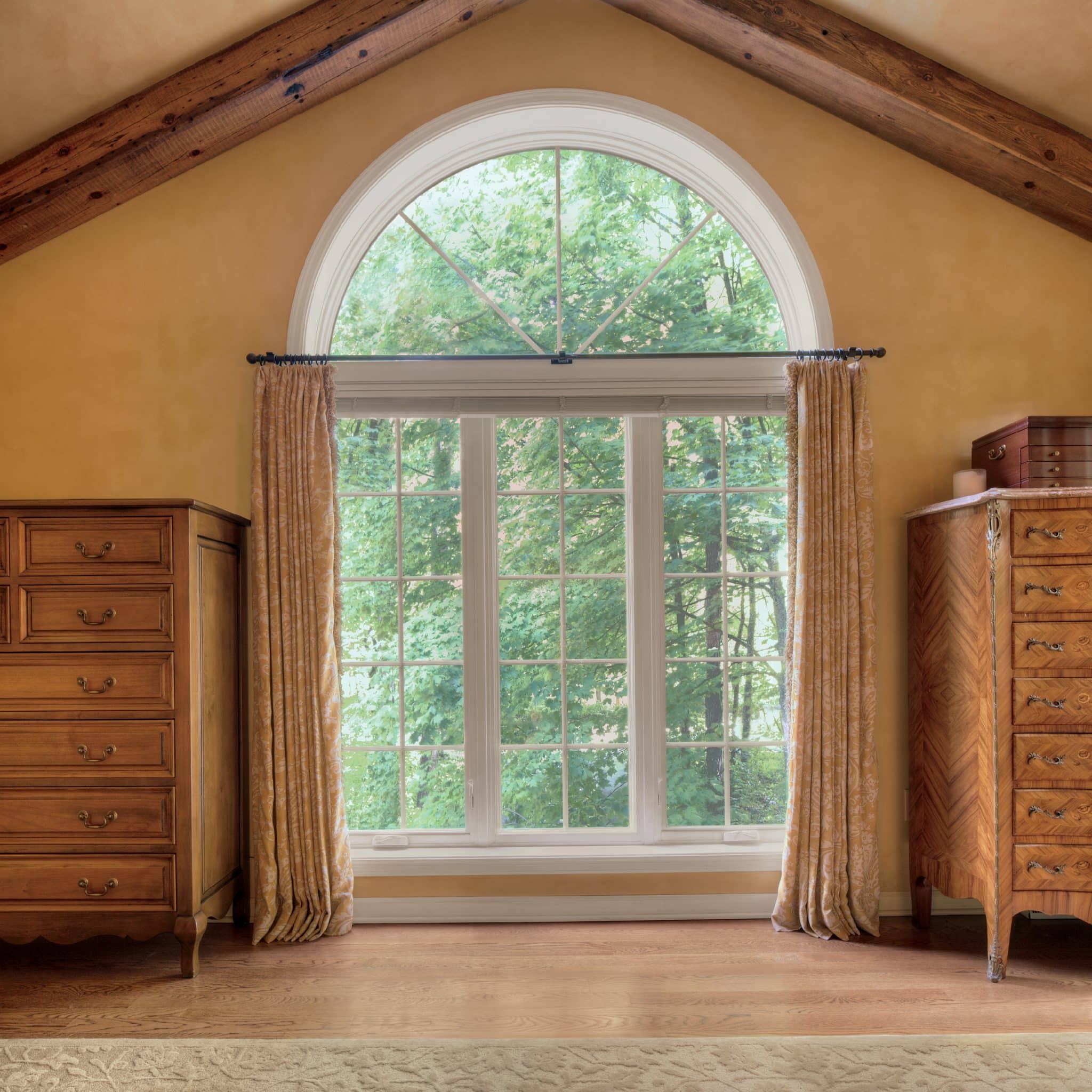 Infinity Round Top Window, Casement Windows, and Picture Window