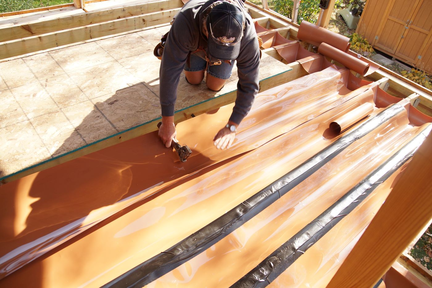 underdecking installed in Twin Cities by Lindus Construction 