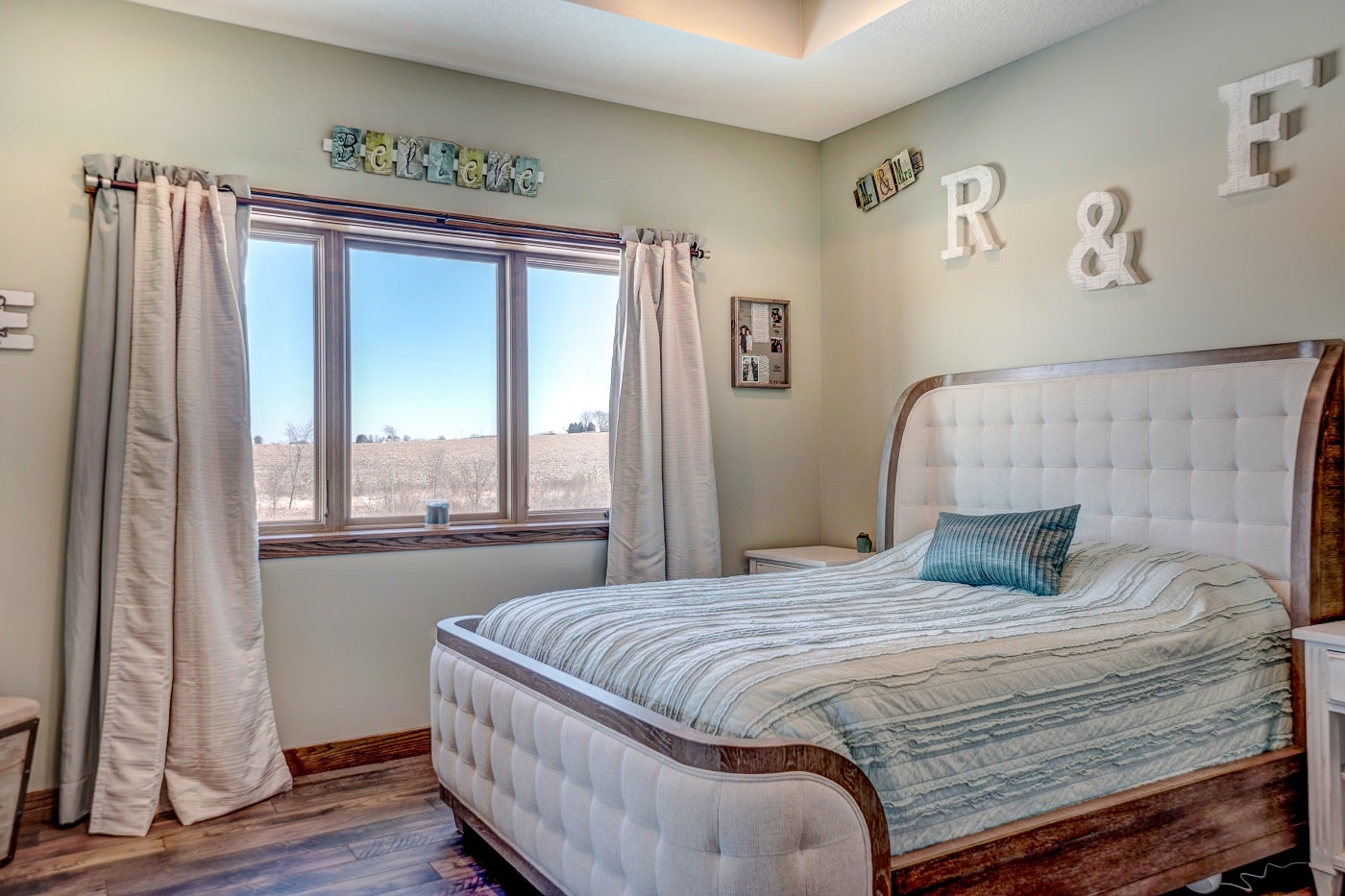 Bedroom in modern home