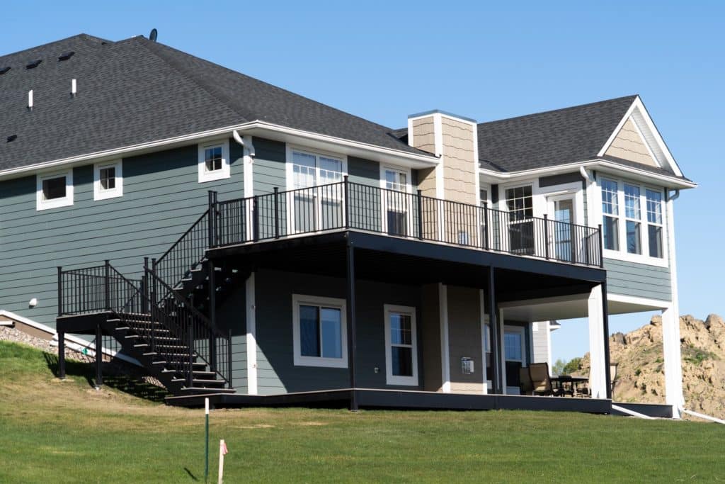 New deck installation