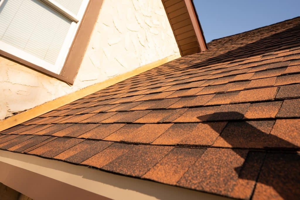 asphalt roofing project