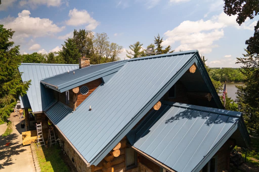 Standing seam metal roof