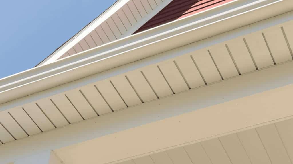 Soffit and fascia installed on a Twin Cities & Western Wisconsin home