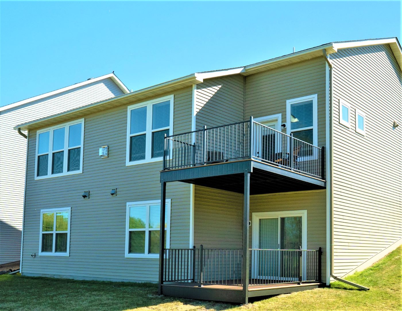 steel deck frame & TimberTech AZEK