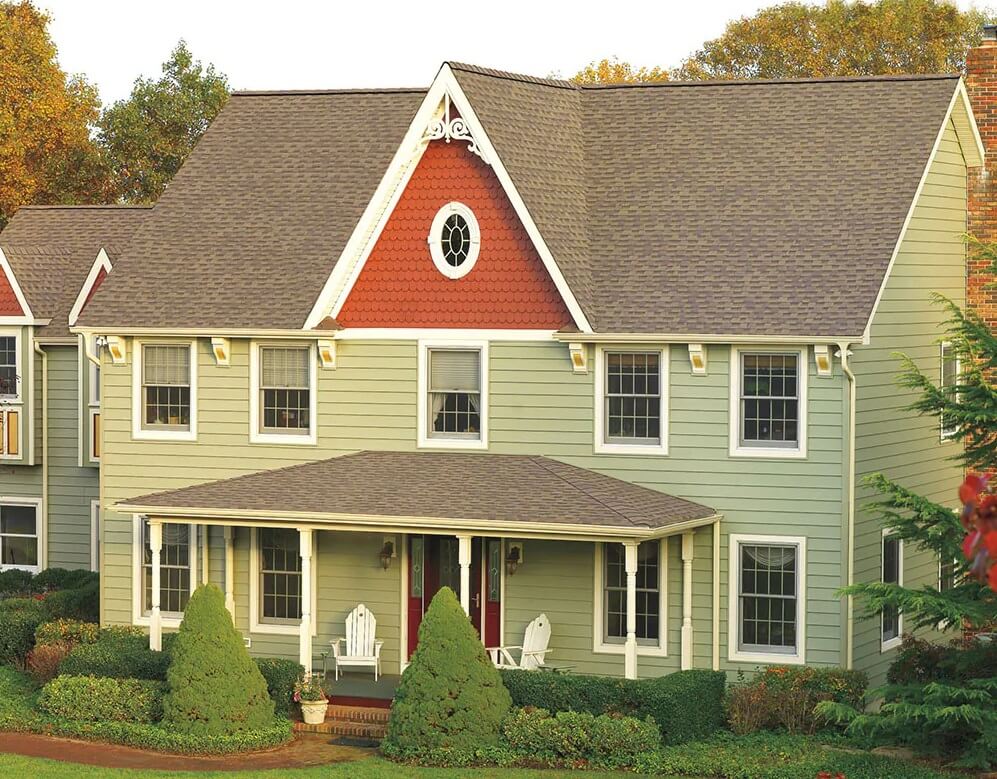 Lakeville roofing project.